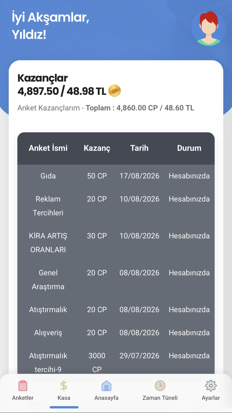 Anket Çözerek Kazan !!