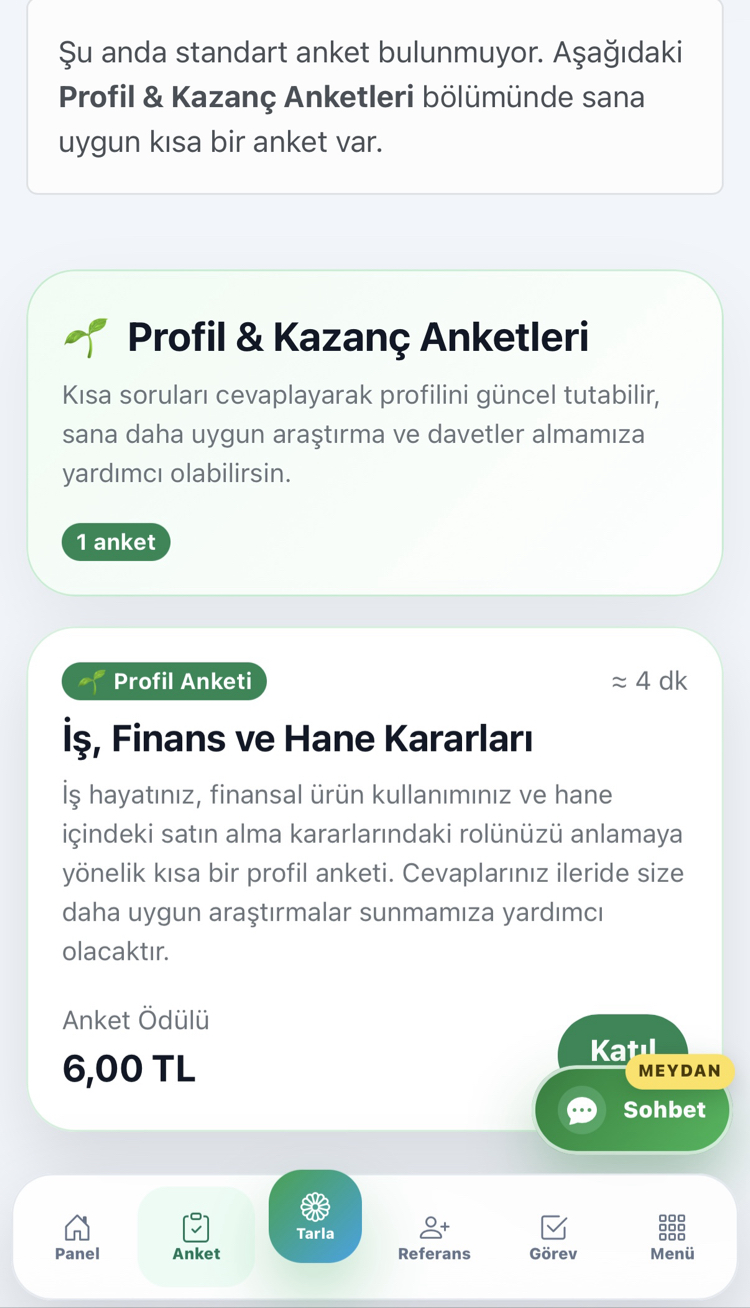 Anket Çözerek Kazan !!