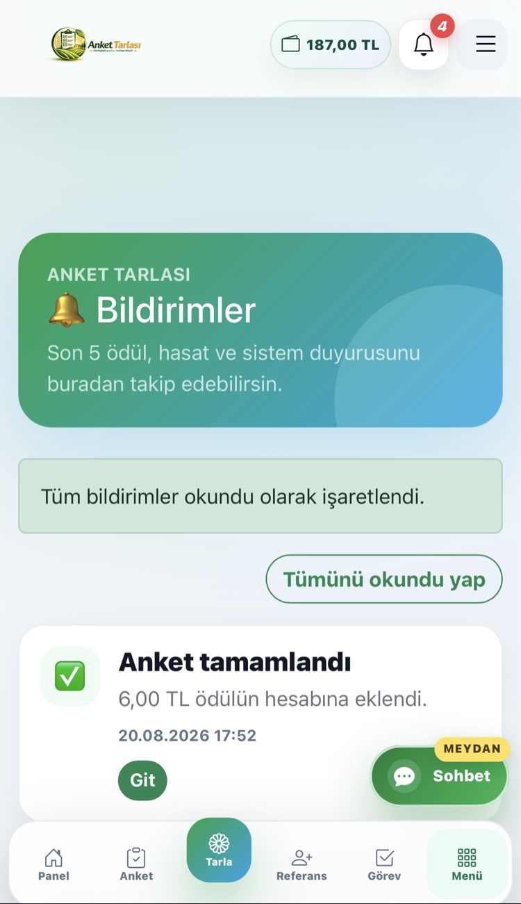 Anket Çözerek Kazan !!