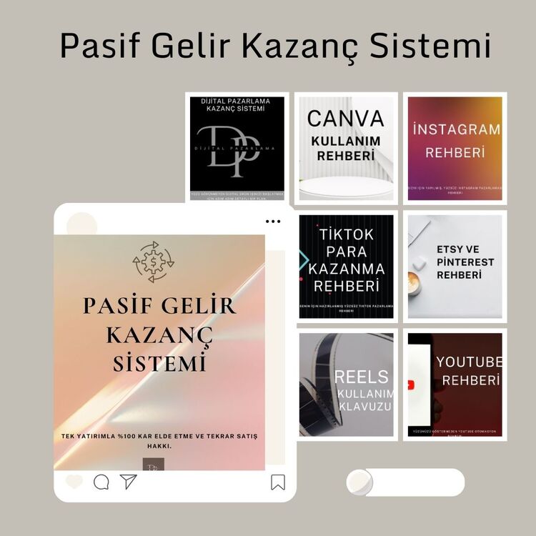 PASİF GELİR KAZANÇ SİSTEMİ PAKETİ