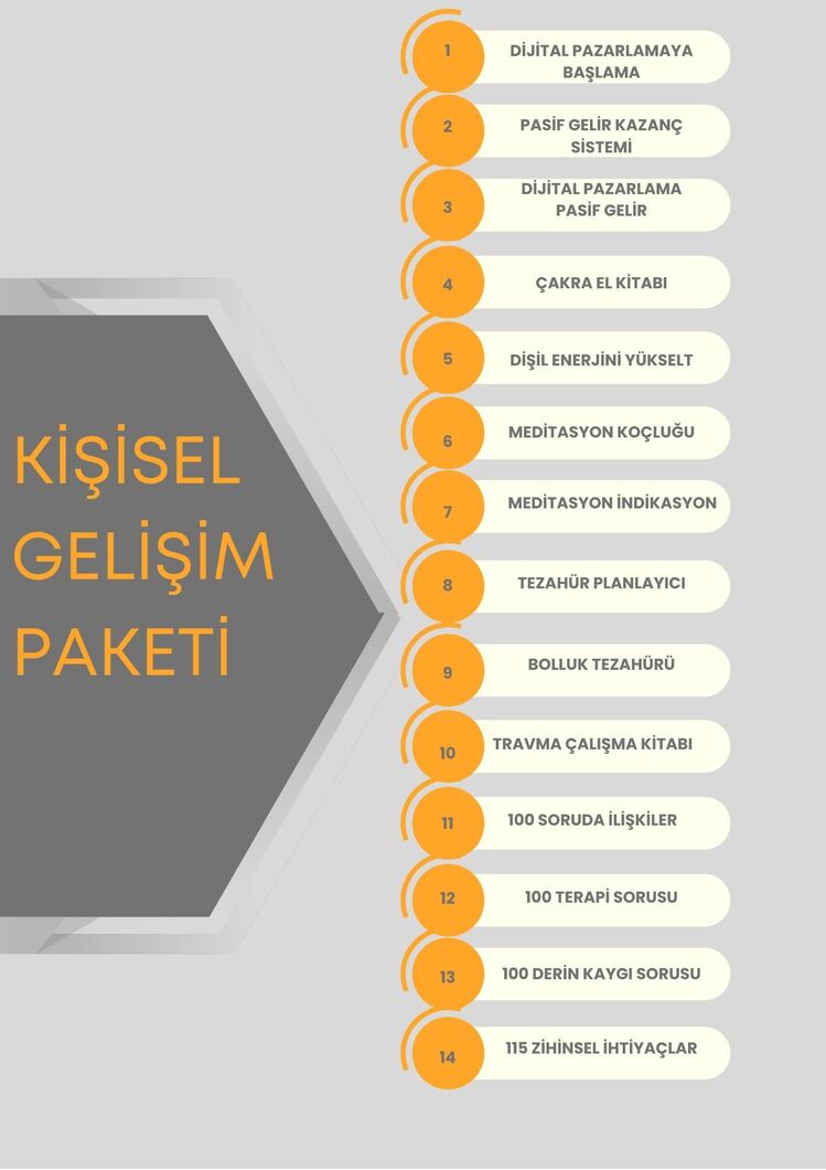 KİŞİSEL GELİŞİM KAZANÇ PAKETİ