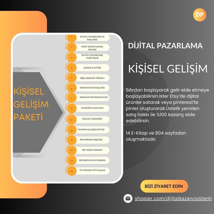KİŞİSEL GELİŞİM KAZANÇ PAKETİ
