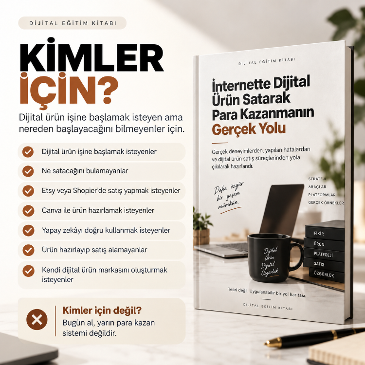 İnternette Dijital Ürün Satarak Para Kazanmanın Gerçek Yolu
