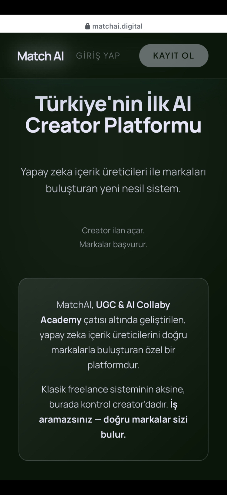 UGC & AI Collaby Academy Partner +MatchAI