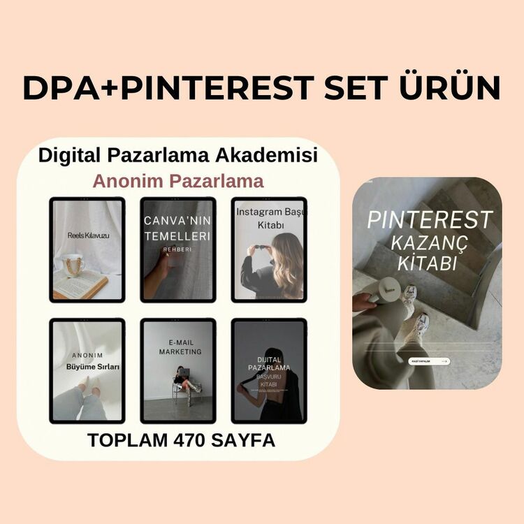 DWA+PİNTEREST KAZANÇ SETİ