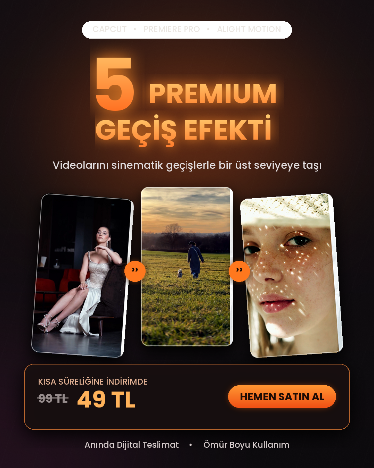 5 Premium Geçiş Efekti ( Premiere Pro için)
