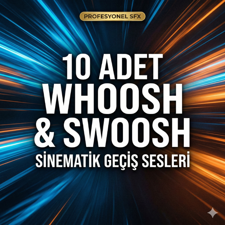 10 Premium Whoosh & Swoosh Ses Efekti | Sinematik Geçiş Sesleri (SFX)