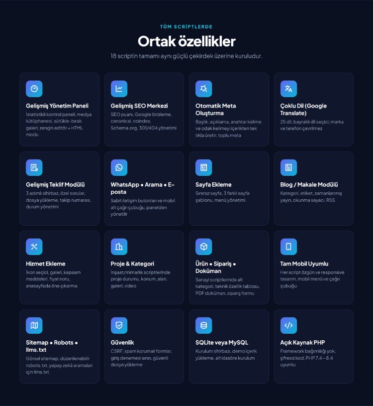 18 Adet Premium Script
