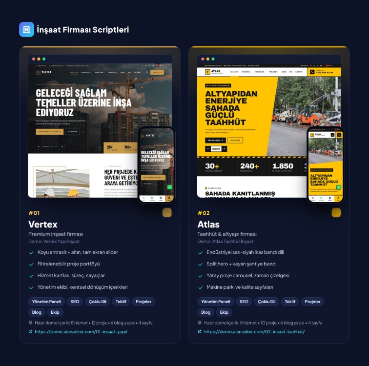 18 Adet Premium Script