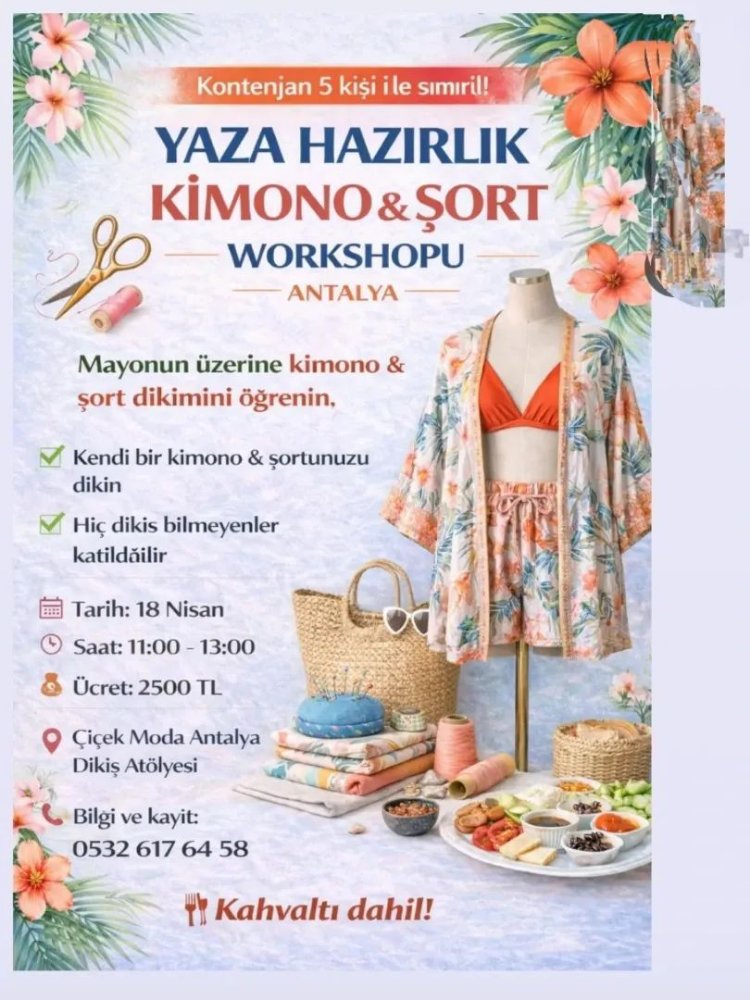 5 Kimono dikim workshopu