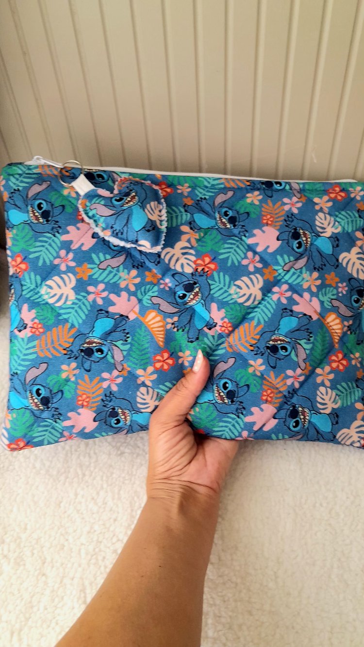 Sevimli Stitch desenli tablet kılıfı