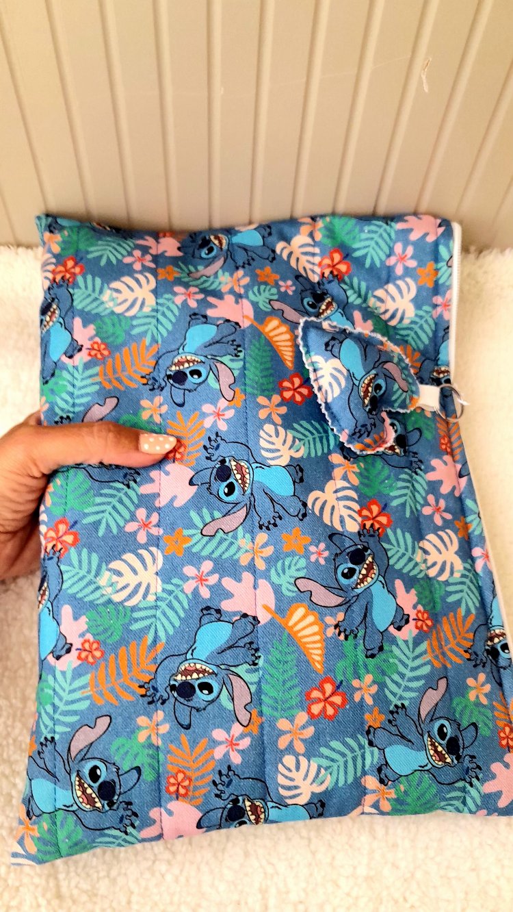 Stitch desenli tablet kılıfı