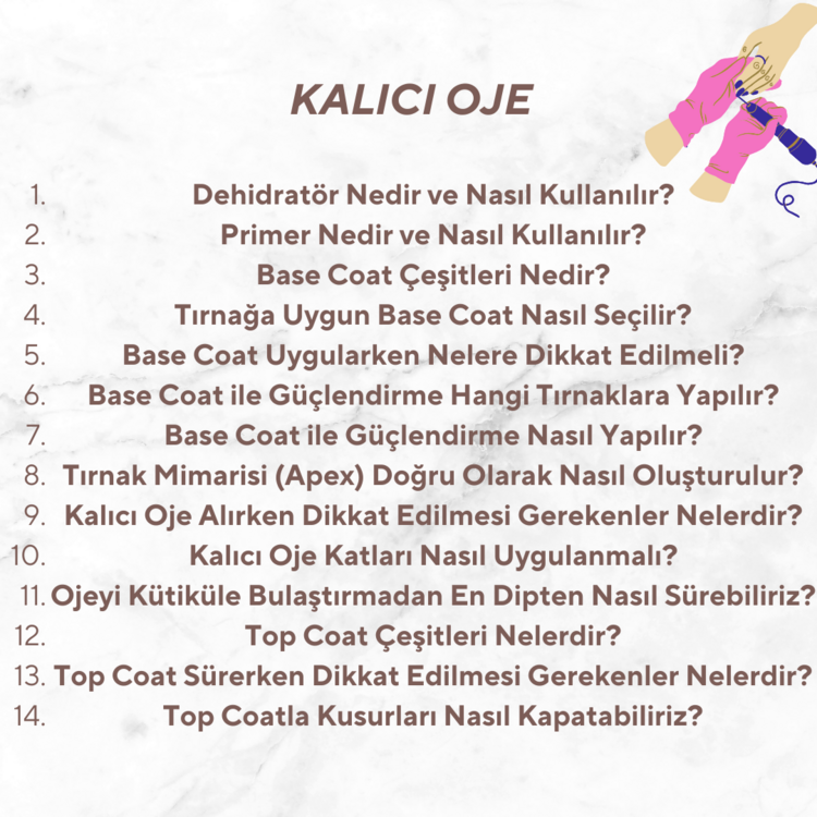 Kalıcı Oje Eğitimi