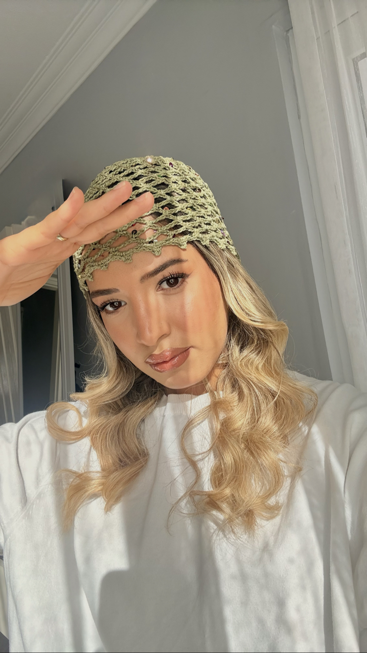 Pullu kafa aksesuarı (haki)