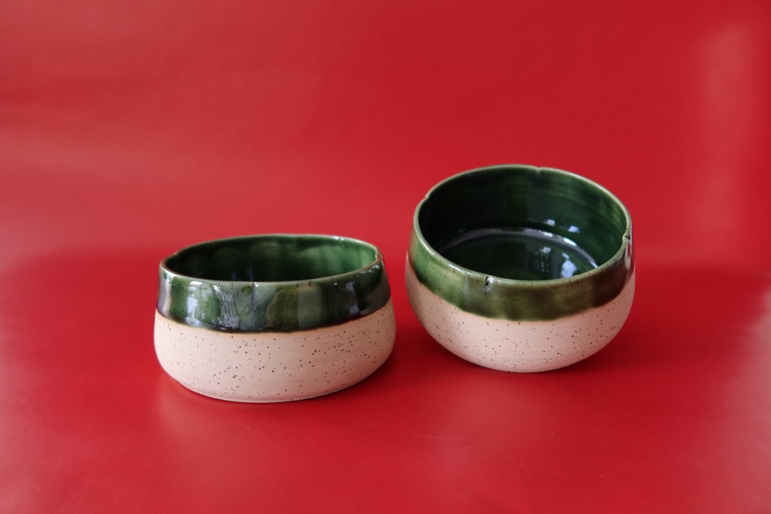 Clover Bowl Christmas Green