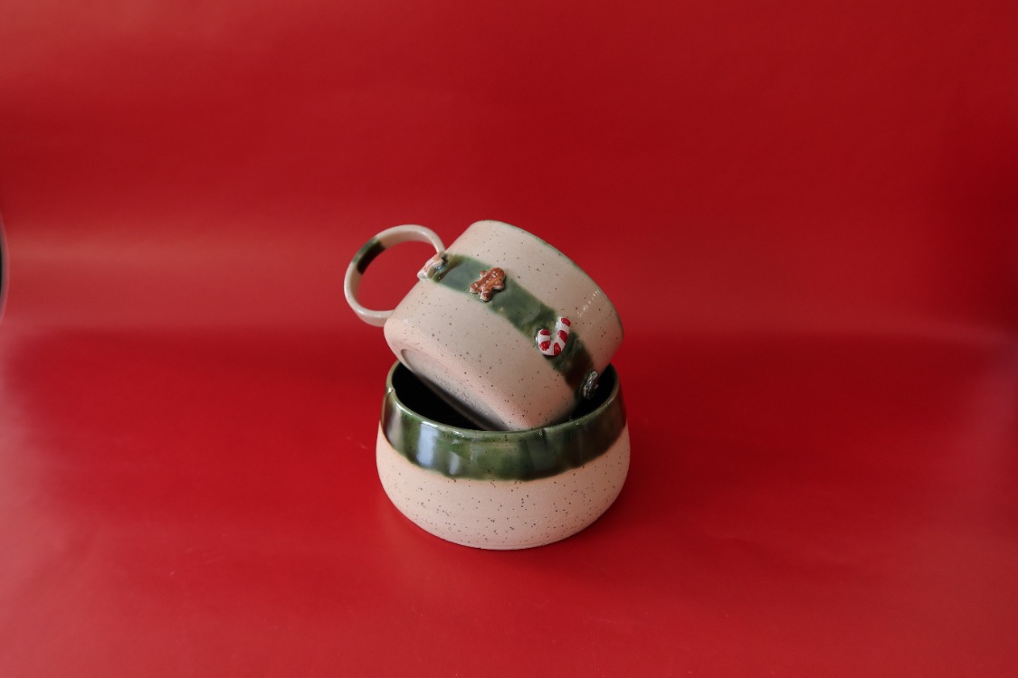 Christmas Mug Green