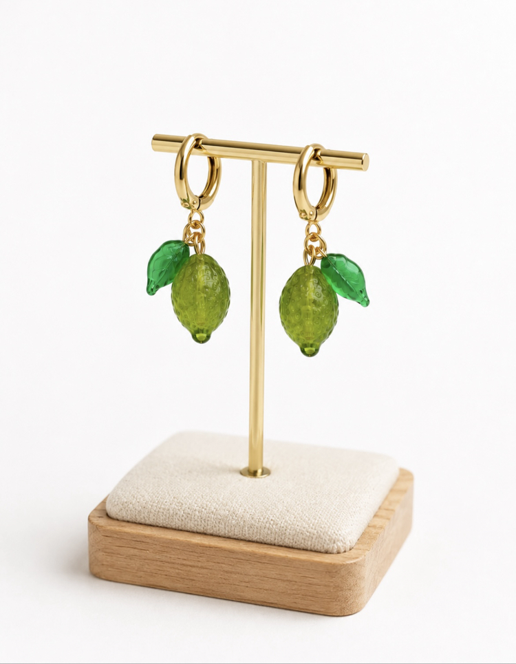 Murano Lime Küpe