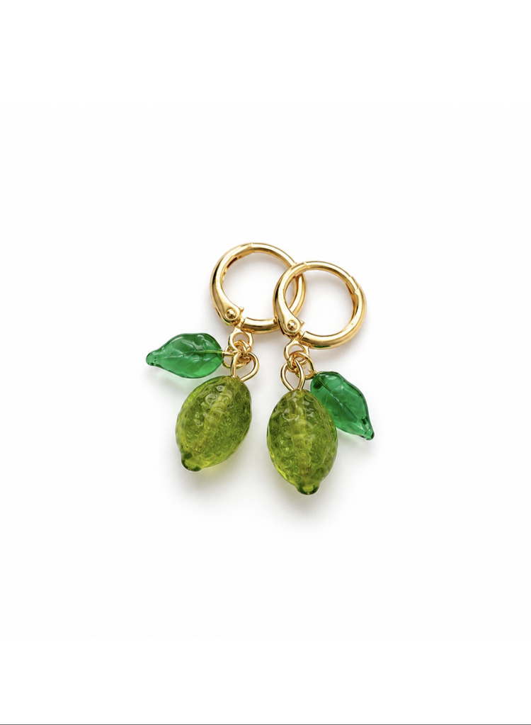 Murano Lime Küpe