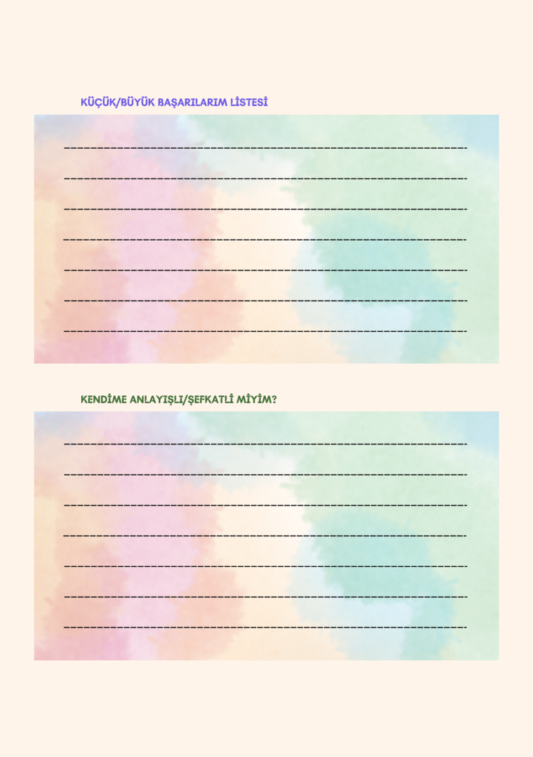 ADHD Dostu Haftalık Dijital Planner (PDF)