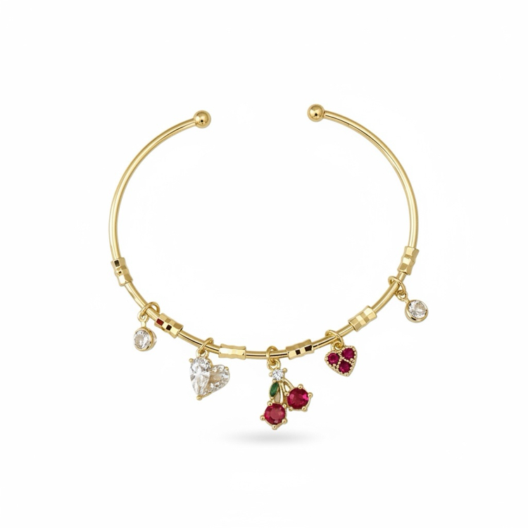 Kirazlı charm kelepçe
