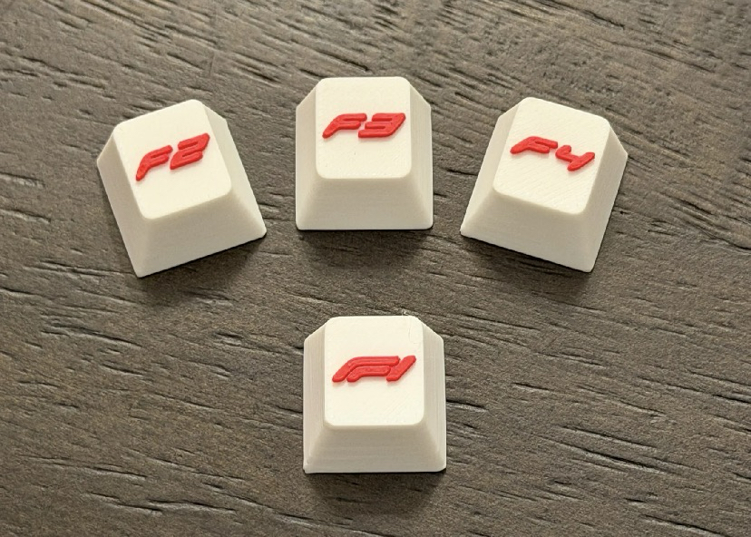 F1 F2 F3 F4 Keycap Seti – Gaming Klavye Tuşları