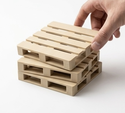 Mini Palet Bardak Altlığı