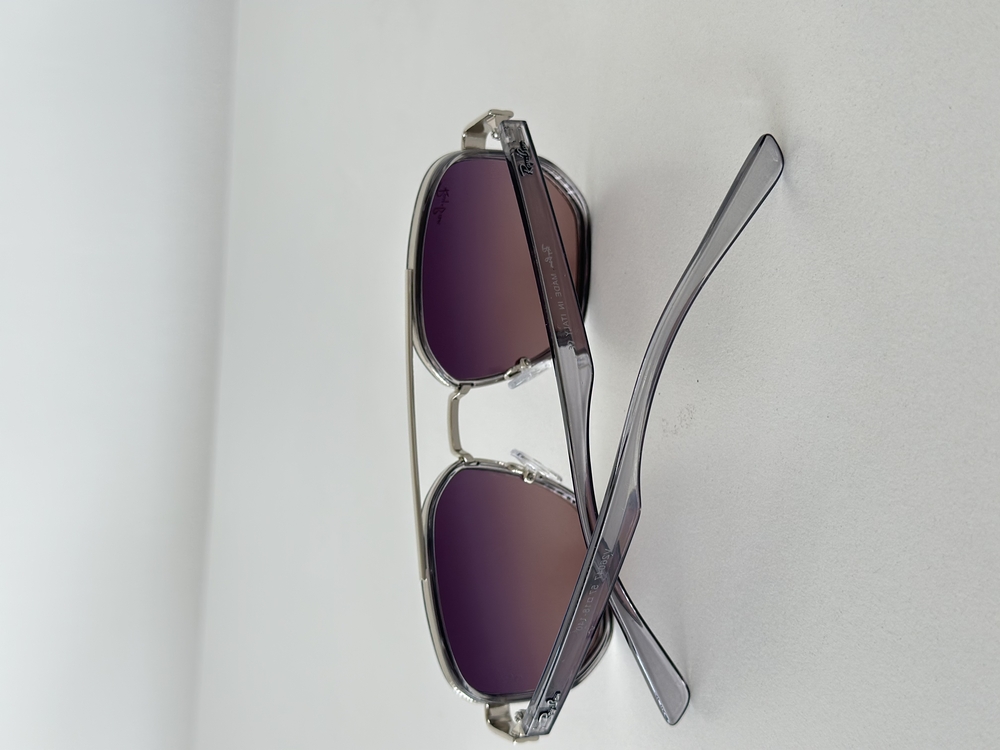 RB üstü çıtalı Bordo cam silver FÜME GÖZLÜK RB1234