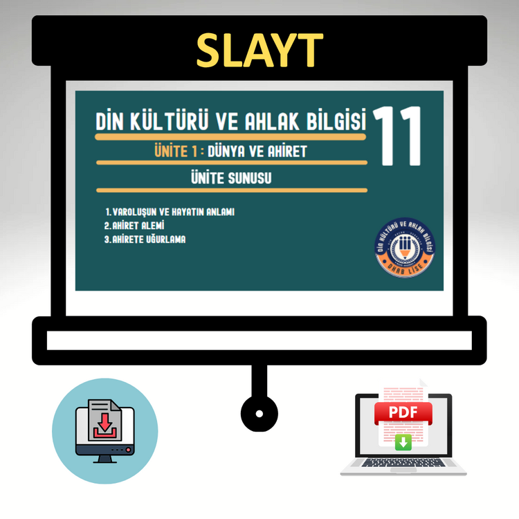 11.Sınıf 1.Ünite - Dünya ve Ahiret - Ünite Sunusu