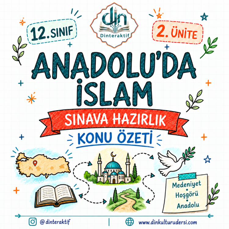 12. SINIF 1. ÜNİTE KOLAY TEKRAR