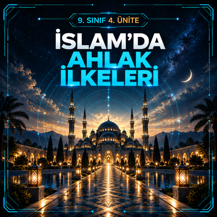 9. SINIF 4. ÜNİTE – İSLAM’DA AHLAK İLKELERİ