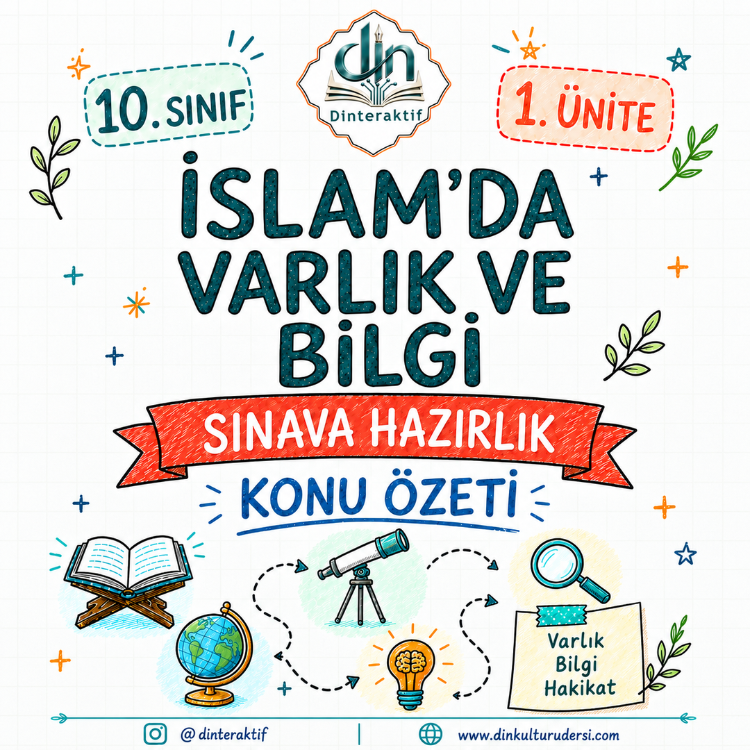 10. SINIF 1. ÜNİTE KOLAY TEKRAR
