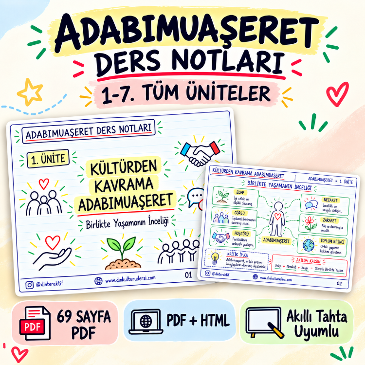 SEÇMELİ ADABIMUAŞERET DERS NOTLARI 