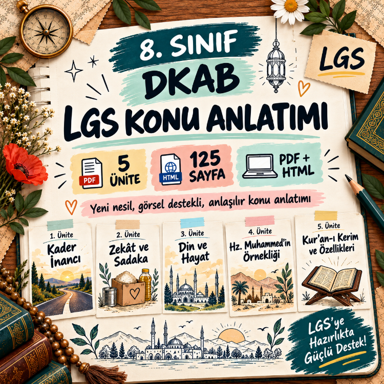 8. SINIF LGS KONU ANLATIMI 5 ÜNİTE