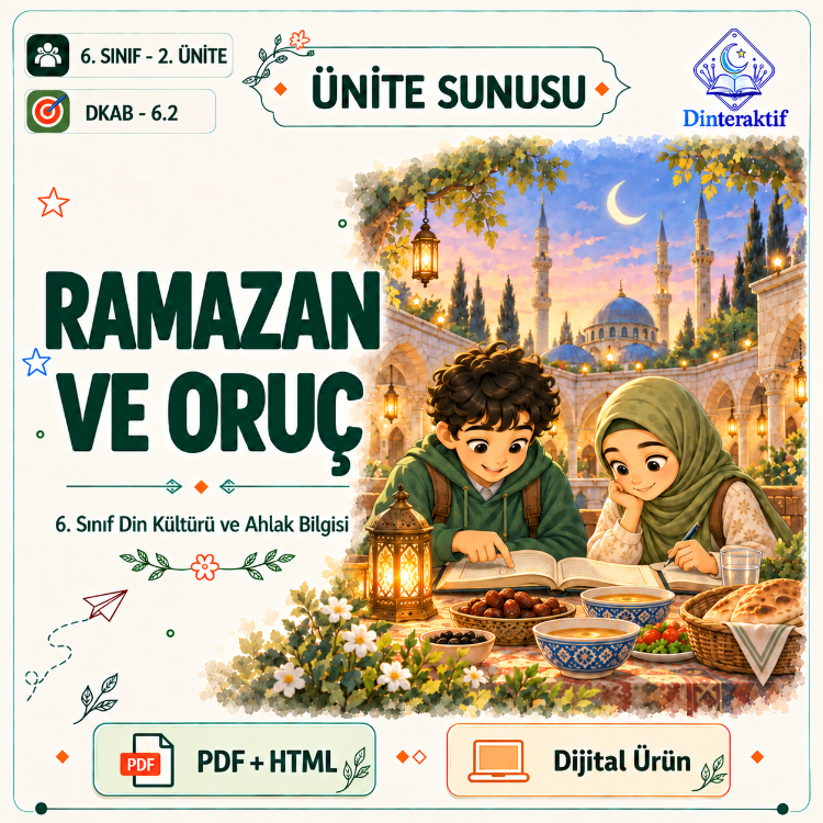 6. Sınıf 2. Ünite: Ramazan ve Oruç /Huma-n