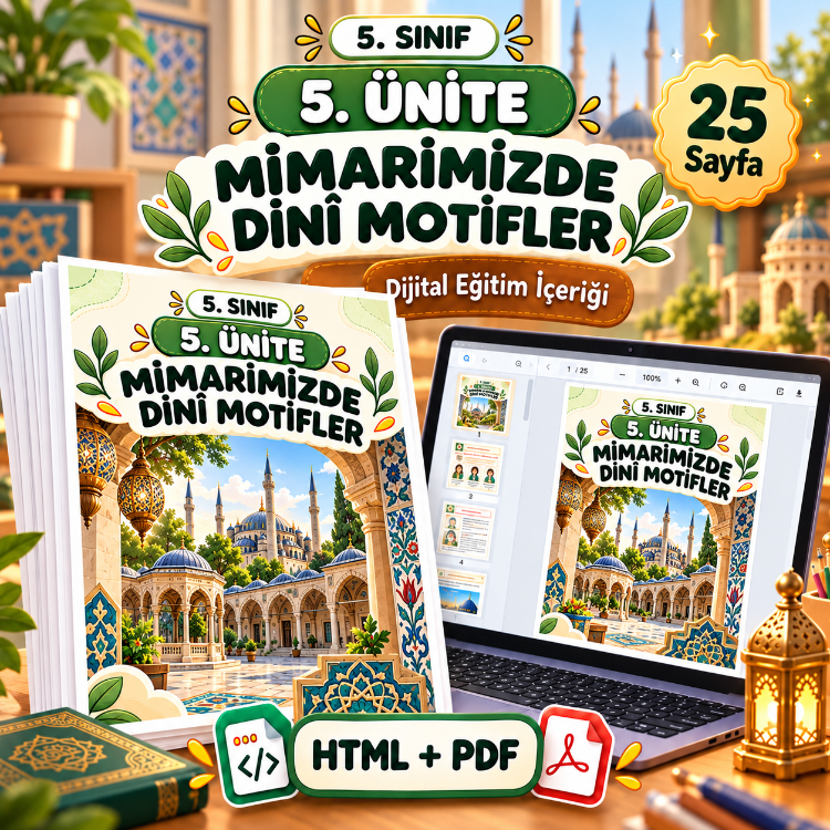 5. SINIF 5. ÜNİTE - MİMARİMİZDE DİNÎ MOTİFLER