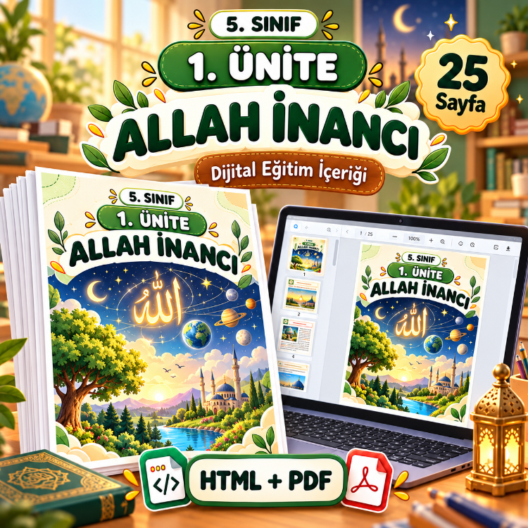 5. SINIF 1. ÜNİTE - ALLAH İNANCI