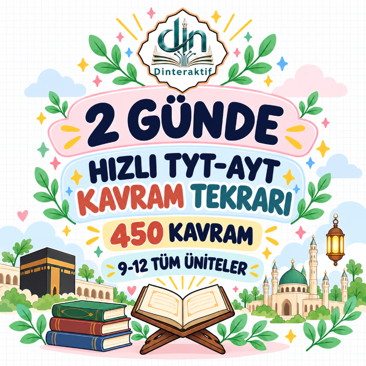TYT-AYT DİN KÜLTÜRÜ KAVRAM KARTLARI