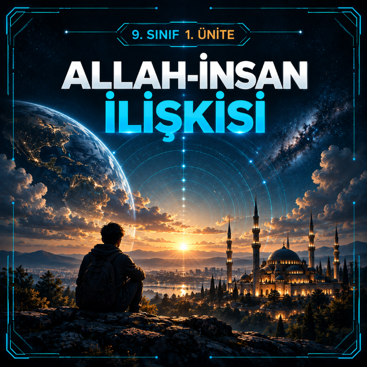 9. SINIF 1. ÜNİTE – ALLAH-İNSAN İLİŞKİSİ