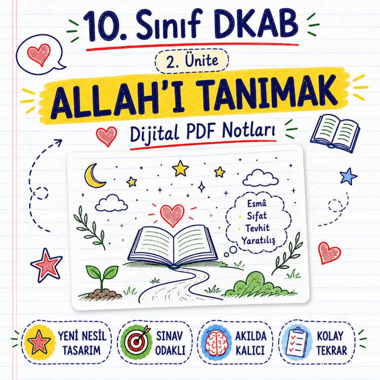 10. Sınıf DKAB 2. Ünite - Allah’ı Tanımak