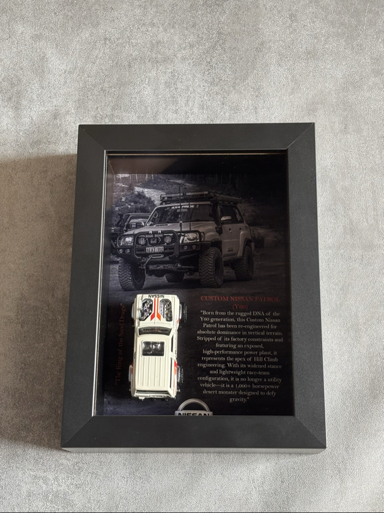 Hotwheels Nissan Patrol 3D Tasarım Çerçeve - 15x20 cm