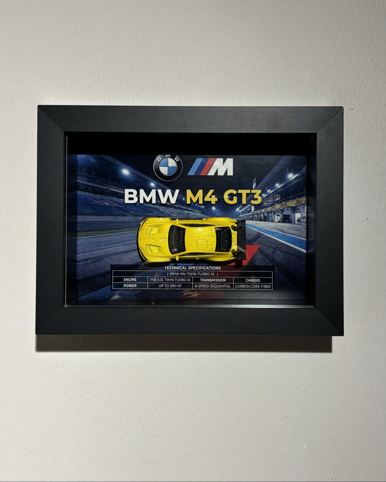 BMW M4 GT3 3D Çerçeve 
