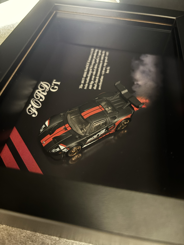 Hotwheels Ford GT 3D Tasarım Çerçeve - 15x20 cm