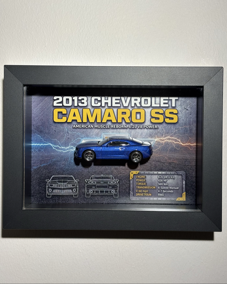 Camaro SS 3D Tasarım Çerçeve