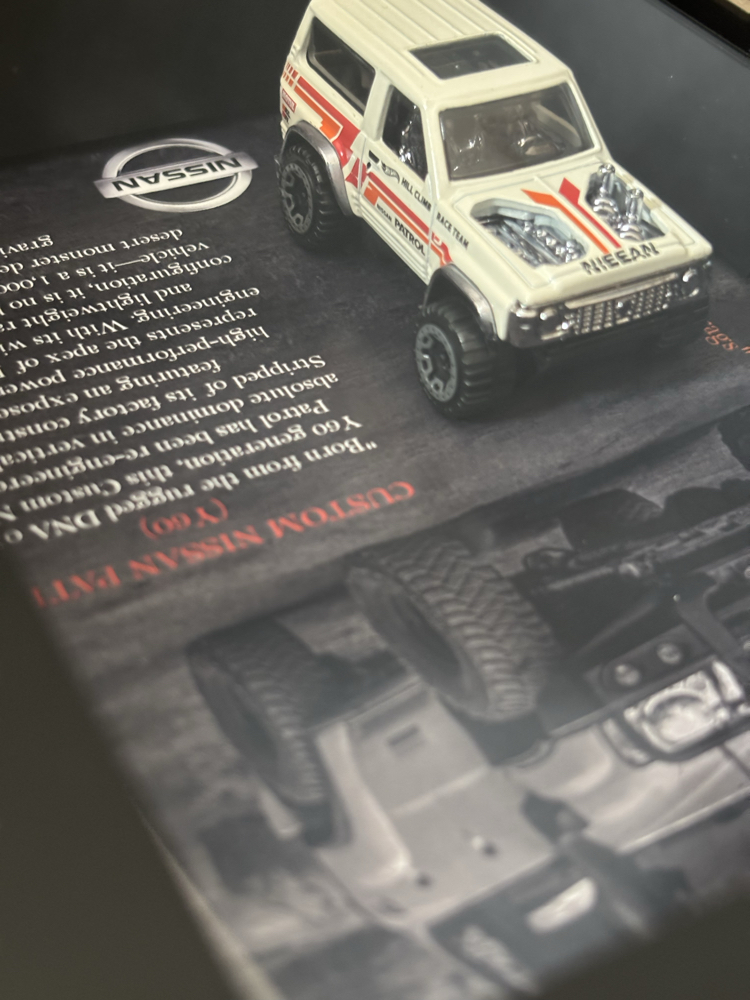 Hotwheels Nissan Patrol 3D Tasarım Çerçeve - 15x20 cm