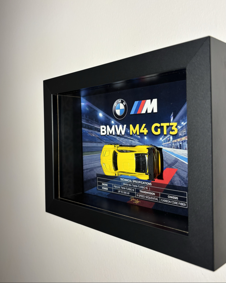 BMW M4 GT3 3D Çerçeve 