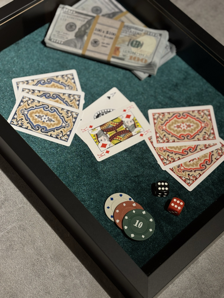 High Stakes 3D Tasarım Çerçeve 30x40 cm