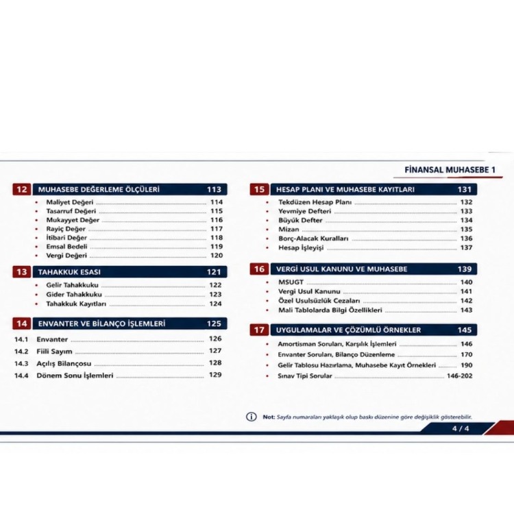 FİNANSAL MUHASEBE 1