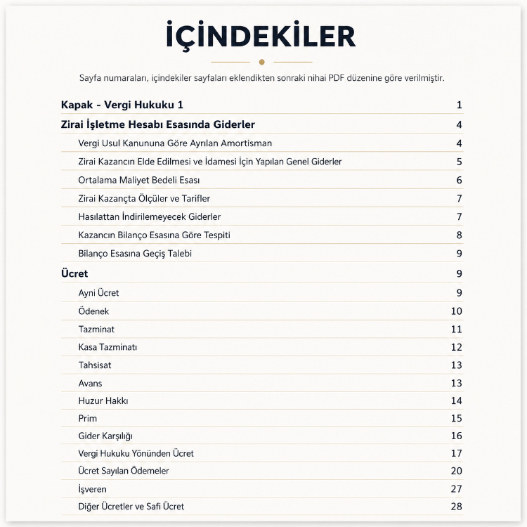 VERGİ HUKUKU 1
