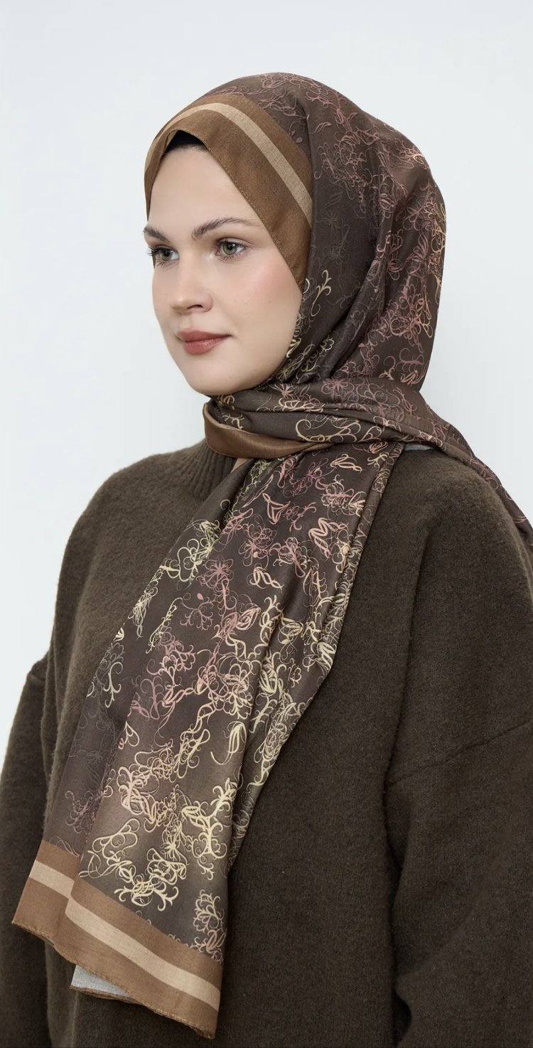 Sarmaşık Desen Lina Şal