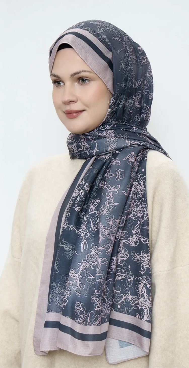 Sarmaşık Desen Lina Şal